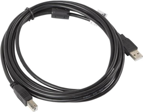 Lanberg CA-USBA-11CC-0030-BK USB-kabel 3 m 2.0 USB B Svart (CA-USBA-11CC-0030-BK)