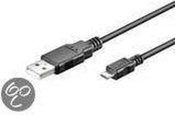 Microconnect USBABMICRO0.60 USB-kabel 0.5m USB A Micro USB B Svart
