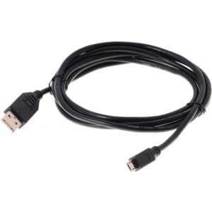 Herweck Helos USB-kabel - USB-kabel - USB-A-stik - micro USB B-stik - 1,8m - sort (014668)