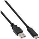 InLine 35735 USB 2.0-kabel, USB Type-C hane till A hane, svart, 5m