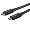 Miniatyrbild 1 av 4: StarTech.com 1m USB-C till USB-C-kabel med 5A/100W strömförsörjning - M/M - Vit - USB 2.0 - USB-IF-certifierad - USB-C-laddningskabel - USB-kabel - US