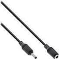 Pikkukuva 1 / 2: InLine DC-jatkokaapeli DC-pistoke/pistorasia 5,5x2,1mm, 2m, 26802B