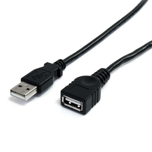 StarTech 10 fot svart USB 2.0-förlängningskabel A till A - M/F - USB-förlängningskabel - USB (M) till USB (W) - USB 2.0 - 3 m - Svart - för P/N: 35FCR