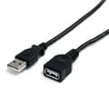 Miniatyrbild 1 av 3: StarTech 10 fot svart USB 2.0-förlängningskabel A till A - M/F - USB-förlängningskabel - USB (M) till USB (W) - USB 2.0 - 3 m - Svart - för P/N: 35FCR