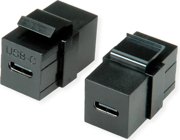 VALUE USB type C keystone-modul, sort (25.99.8210)
