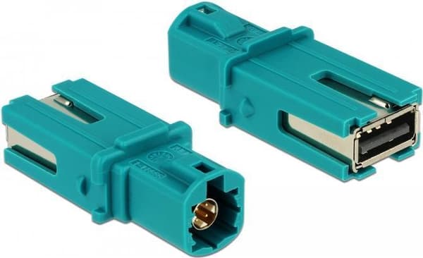 DeLOCK - dataadapter - HSD Z (M) til USB (W) - RAL 5021, vandblå