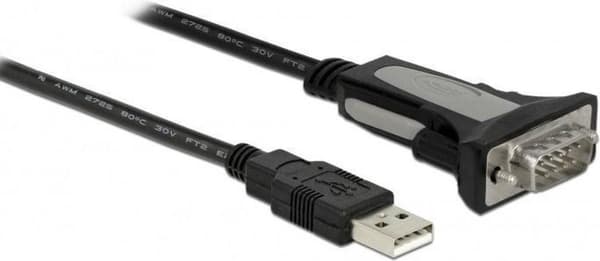 DeLOCK USB-A (m) til 9-benet SUB-D med skruer (m) seriel RS232 adapter / FTDI chip - 3 meter
