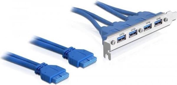 Delock USB 3.0 A hane till USB 3.0 A hane - 0,4 m