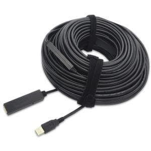 VÄRDE - USB-förlängningskabel - USB (M) till USB (W) - 30 m (USB/USB 2.0) - aktiv kabel (signalregenerering) - svart (12.99.1111)