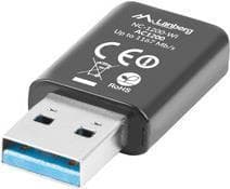 Lanberg NC-1200-WI netværkskort WLAN 5000 Mbit/s (NC-1200-WI) Sort