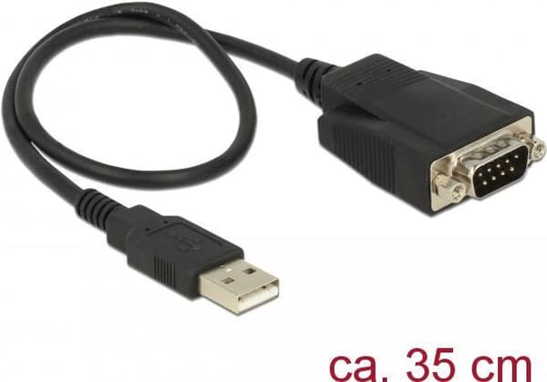 DeLOCK - Seriel adapter - USB Type A (M) til DB-9 (M) - 35 cm (62958)