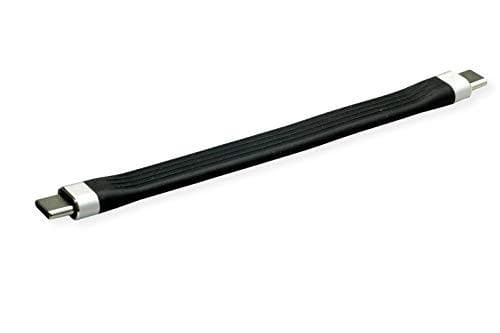 ROLINE 11.02.9054 USB-kaapeli 0,11 m USB 3.2 Gen 2 (3.1 Gen 2) USB C musta (11.02.9054)