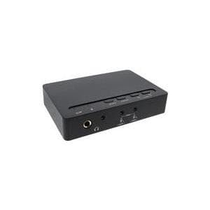 InLine USB SoundBox - ljudkort - 16-bitars - 48 kHz - 7.1 - USB2.0 (66670B)