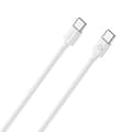 Miniatyrbillede 1 af 5: Opladnings-/datakabel USB-C til 1m hvid - digital/data (404306)