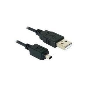 DeLOCK - USB-kabel - USB type A, 4-benet (M) - mini-USB type B, 4-benet (M) - 1,5 m (82113)