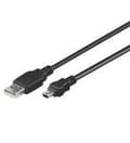 Miniatyrbild 2 av 2: Wentronic - USB 2.0 A hane till USB 2.0 mini hane - 1,8 m