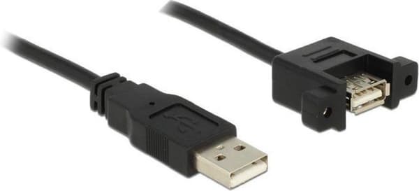 Delock USB 2.0 A han til USB 2.0 A hun - 1 m