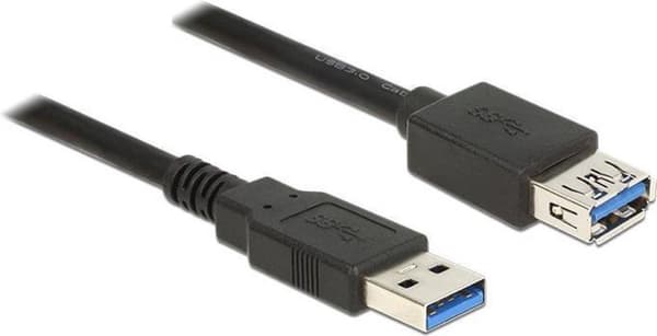 DeLOCK 85055 USB-kabel 1,5 m USB 3.2 Gen 1 (3.1 Gen 1) USB A Svart
