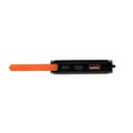 Miniatyrbillede 6 af 6: LogiLink Mobile ekstra batteri med solcelle, 10.000 mAh, sort med indbygget LED lommelygte, med foldbart stativ, - 1 stk (PA0273)