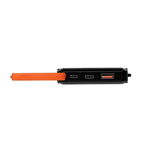LogiLink Mobile ekstra batteri med solcelle, 10.000 mAh, sort med indbygget LED lommelygte, med foldbart stativ, - 1 stk (PA0273)