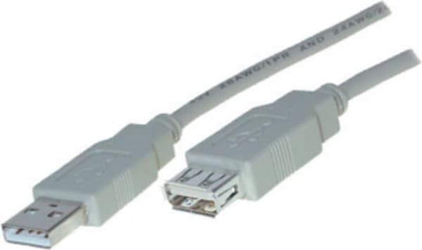 SHIVERPEAKS SHVP 77122-WF - USB 2.0 -kaapeli, uros-naaras, 1,8 m (BS77122)