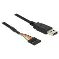 DeLock USB TTL Converter - Seriel adapter - USB2.0 - Seriel - Sort (83785)
