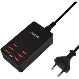 LogiLink PA0139 - Indendørs - Universal - AC - Overstrøm - Overspænding - Kortslutning - Sort - 100 - 240 (PA0139)