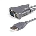 Miniatyrbillede 1 af 6: StarTech.com USB 2.0 til seriel RS232 / DB9 / DB25 adapterkabel - M/M - USB til seriel adapter / konverterkabel - Seriel adapter - USB 2.0 - Grå