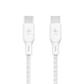 Pikkukuva 1 / 5: Belkin BOOST CHARGE - USB-kaapeli - USB-C (M) - USB-C (M) - 3,0 m - valkoinen (CAB014BT3MWH)