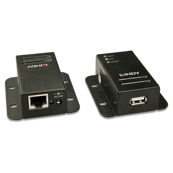 LINDY USB 2.0 Cat.5-förlängare med Power Over - USB-förlängning - USB 2.0 - upp till 50 m