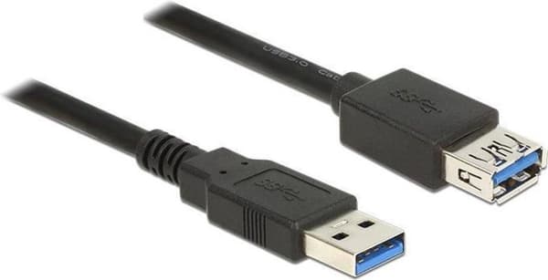 DeLOCK 85057 USB-kaapeli 3 m USB 3.2 Gen 1 (3.1 Gen 1) USB A Musta