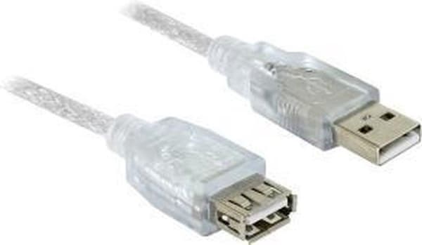 Delock USB 2.0 A han til USB 2.0 A hun - 1,8 m