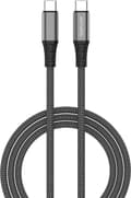 Miniatyrbillede 1 af 11: 4smarts PremiumCord 100W USB-C til USB-C-kabel 5A 3M Sort