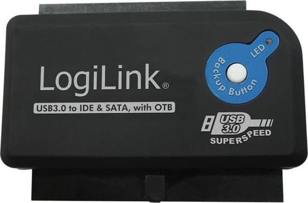 LogiLink kabeladaptere/reducere USB 3.0 til IDE & SATA-adapter med OTB
