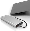 Miniatyrbillede 3 af 4: RealPower PB-20000 PD Pro 20.000 mAh powerbank med USB-C PD 100W og USB Quick Charge 3.0 65W sølv/aluminium