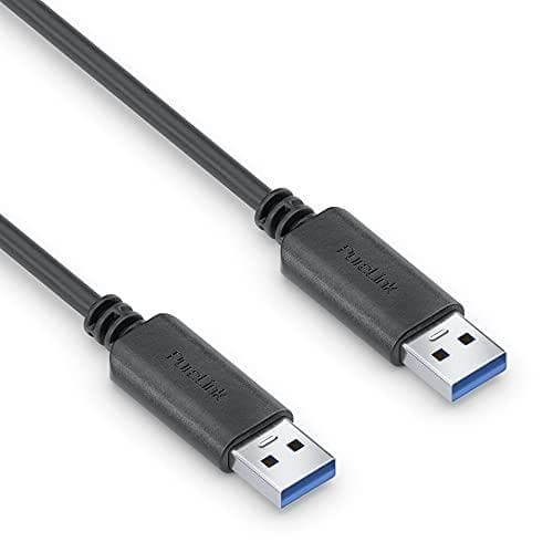 PureLink iSeries Premium - USB-kabel - USB Type A (M) til USB Type A (M) - USB 3.1 Gen 1 - 2 m - USB-strømforsyning (3A, 15W) - Sort