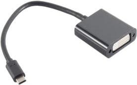 shiverpeaks BASIC-S USB 3.1 - DVI-adapterkabel USB 3.1 C-stik - DVI-kobling 24+5, husmateriale: - 1 stk (BS14-05004) Sort