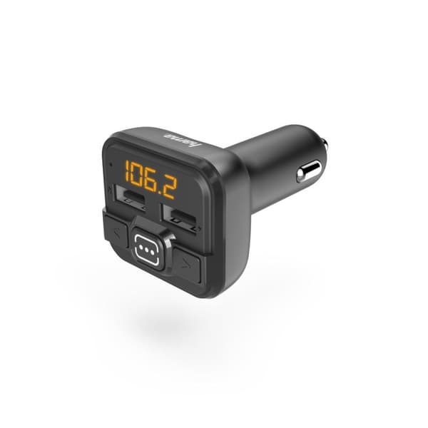 Hama FM-lähetin AUX-IN + USB-IN-tulolla