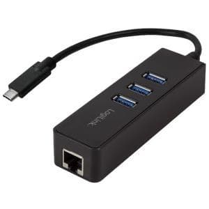 LogiLink UA0283 - Kablet - USB - Ethernet - 3.0 (3.1 Gen 1) - 1000 Mbit/s - IEEE 802.3, IEEE 802.3ab, IEEE 802.3az, IEEE 802.3u (UA0283) Sort