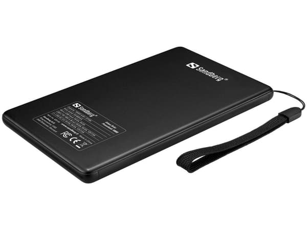 Sandberg Urban Solar Powerbank 10000 - Solar powerbank - 10000 mAh - 37 Wh - 18 Watt - 3 A - QC 3.0 (2 x USB, USB-C med strømforsyning) - på kabel: Mi
