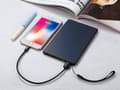 Miniatyrbillede 2 af 8: Sandberg Urban Solar Powerbank 10000 - Solar powerbank - 10000 mAh - 37 Wh - 18 Watt - 3 A - QC 3.0 (2 x USB, USB-C med strømforsyning) - på kabel: Mi