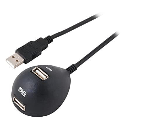 EFB USB desktop forlængerkabel, 1,5m A han/A hun sort