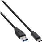 InLine - USB-kabel - USB-C (M) til USB Type A (M) - USB 3.2 Gen 1 - 1.5A - 2.0m - Sort (pakke med 60) (B-35712)