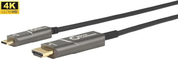 Microconnect USB3.1CHDMI20OP Videokabeladapter 20 m USB Type-C HDMI Sort (USB3.1CHDMI20OP)