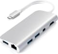 Miniatyrbillede 1 af 11: Satechi TYPE-C Multimedie Adapter - Sølv