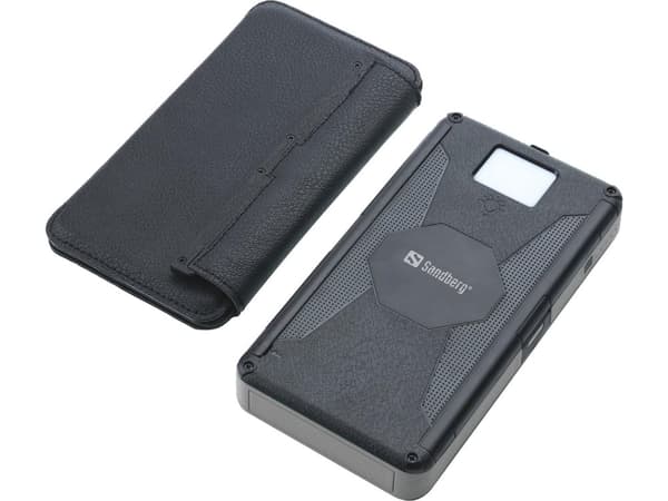 Sandberg Active 6 panel - solenergibank - Li-Pol - 20000 mAh - 74 Wh - 3 A - PD - 3 udgangsporte (2 x USB, USB-C) - på kabel: USB, USB-C