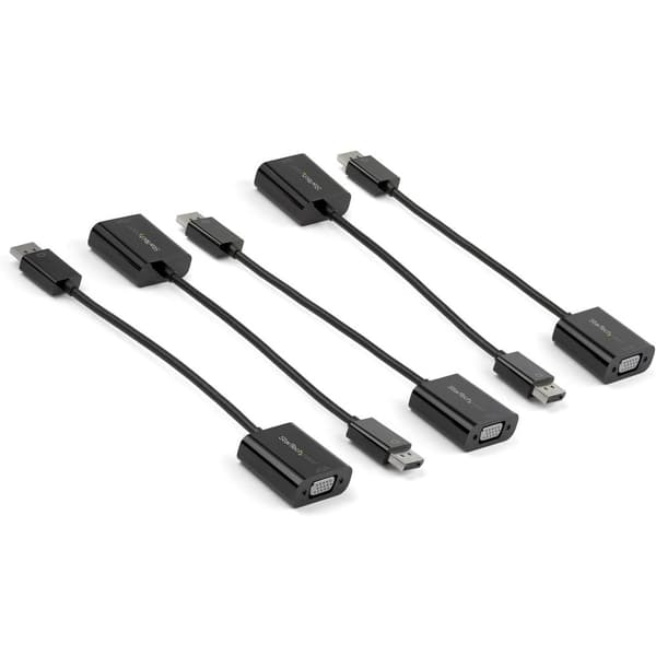 StarTech.com DisplayPort til VGA-adapter - 1920x1200 - 5-pak - videointerface-konverter - DisplayPort / VGA - DisplayPort (M) til HD-15 (VGA) (W) - 10