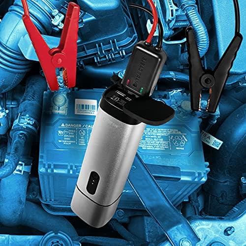 LogiLink mobilt ekstra batteri, 10.000 mAh, auto jump start powerbank & auto jump start i 1, input: 5V/2A (10 Watt), - 1 stk (PA0266)