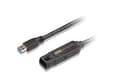Pikkukuva 1 / 2: Aten UE3310-AT-G Usb 3.0 jatkokaapeli A uros - naaras pyöreä 10 M musta
