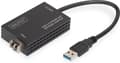 Miniatyrbild 1 av 9: Digitus dator, fiberoptik, bärbar dator, USB 3.2 Gen 1 (USB 3.0), nätverksadapter [1x USB - 1x SFP-kortplats] DN-3026